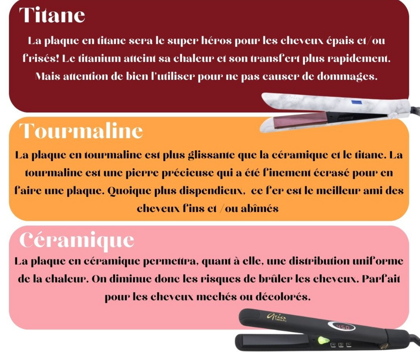 Fer plat xo pro 1 pouces ARIA BEAUTY