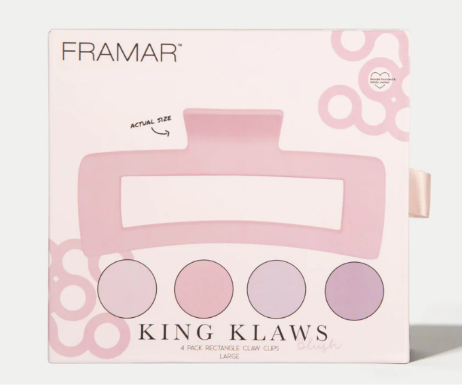 Pince à cheveux large